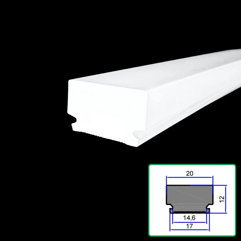 Kap Lampu Ekstrusi Diffuser Akrilik