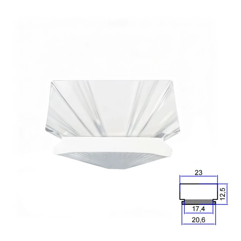 Kap Lampu Ekstrusi Transparan Akrilik Kap Lampu Ekstrusi Transparan Akrilik