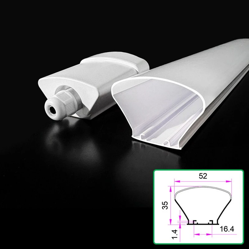 Kit Perumahan Lampu Strip Linier